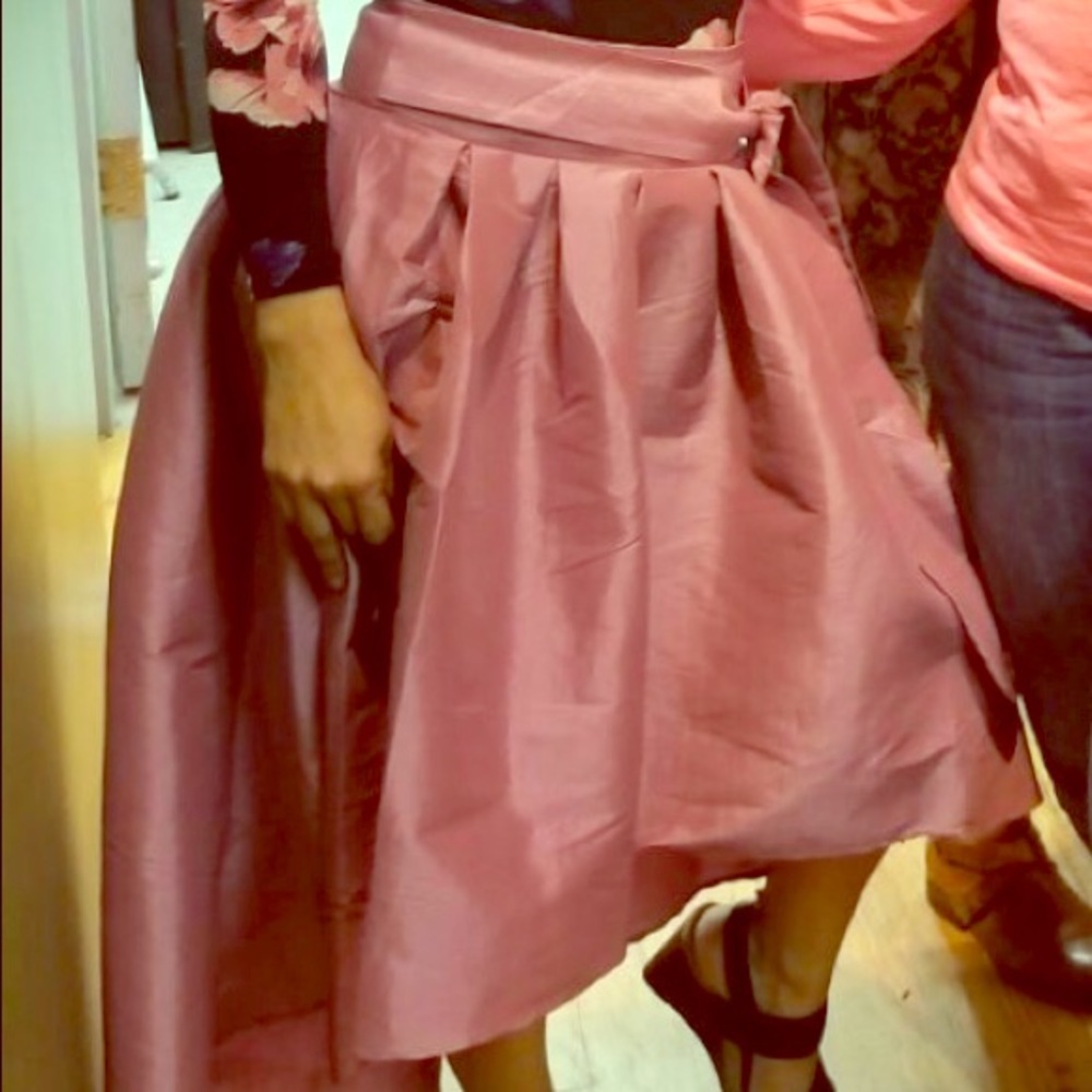 Pink skirt